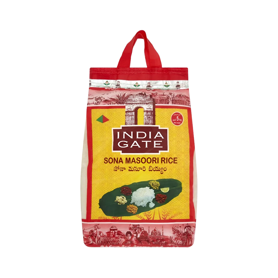 India India Gate Sona Masoori Rice 5Kg 5Kg